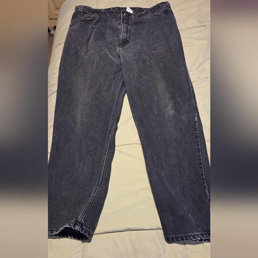 Levi’s Black Jeans Mens 40x30 Straight Leg Denim Classic Fit